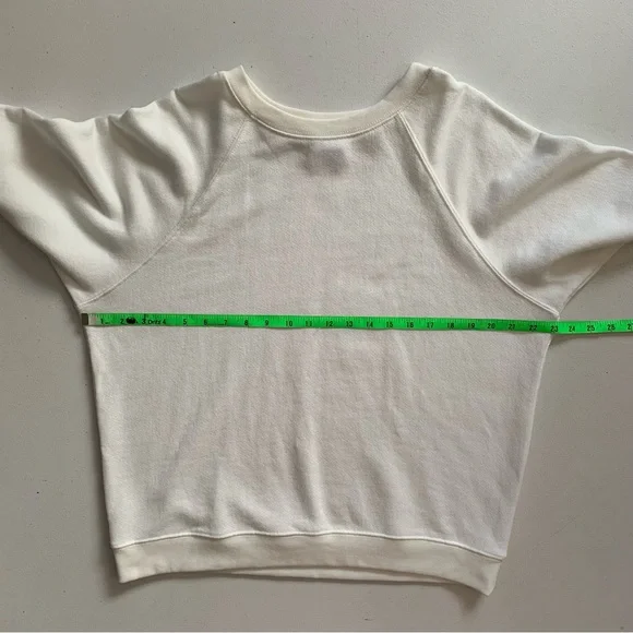 Hill House Size Medium Cream Off-White Raglan Sleeve Pullover Sweatshirt NWOT - Picture 10 of 15